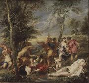 Peter Paul Rubens, Bacchanal auf Andros, nach einem Gemalde von Tizian